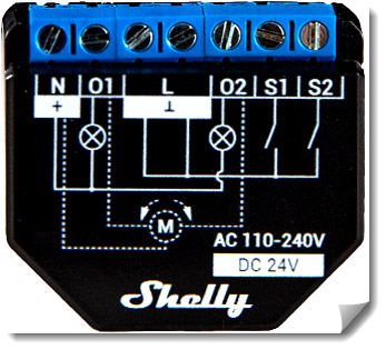 Shelly Plus 2PM